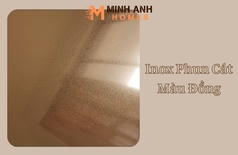 Tấm inox phun cát