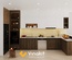 Tủ bếp nhựa cánh Laminate CLA11