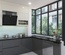 Tủ bếp nhôm cánh Acrylic AL18