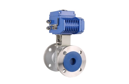 Van bi inox điện từ On- Off nối bích