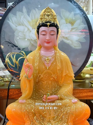 Trọn bộ Tượng Quan Âm Bồ Tát Ngồi thờ trong nhà đẹp nhất QABT-149