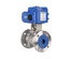 Van bi inox điện từ On- Off nối bích